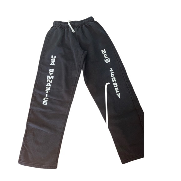 Gildan brand sweatpants, with New Jersey Usa Gymnastics lettering - Picture 1 of 1